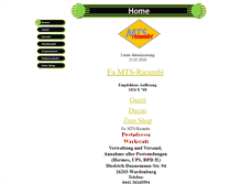 Tablet Screenshot of mts-ricambi.de